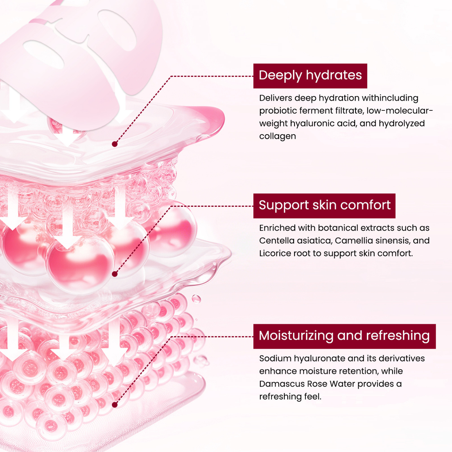 Pink Collagen Gel Mask
