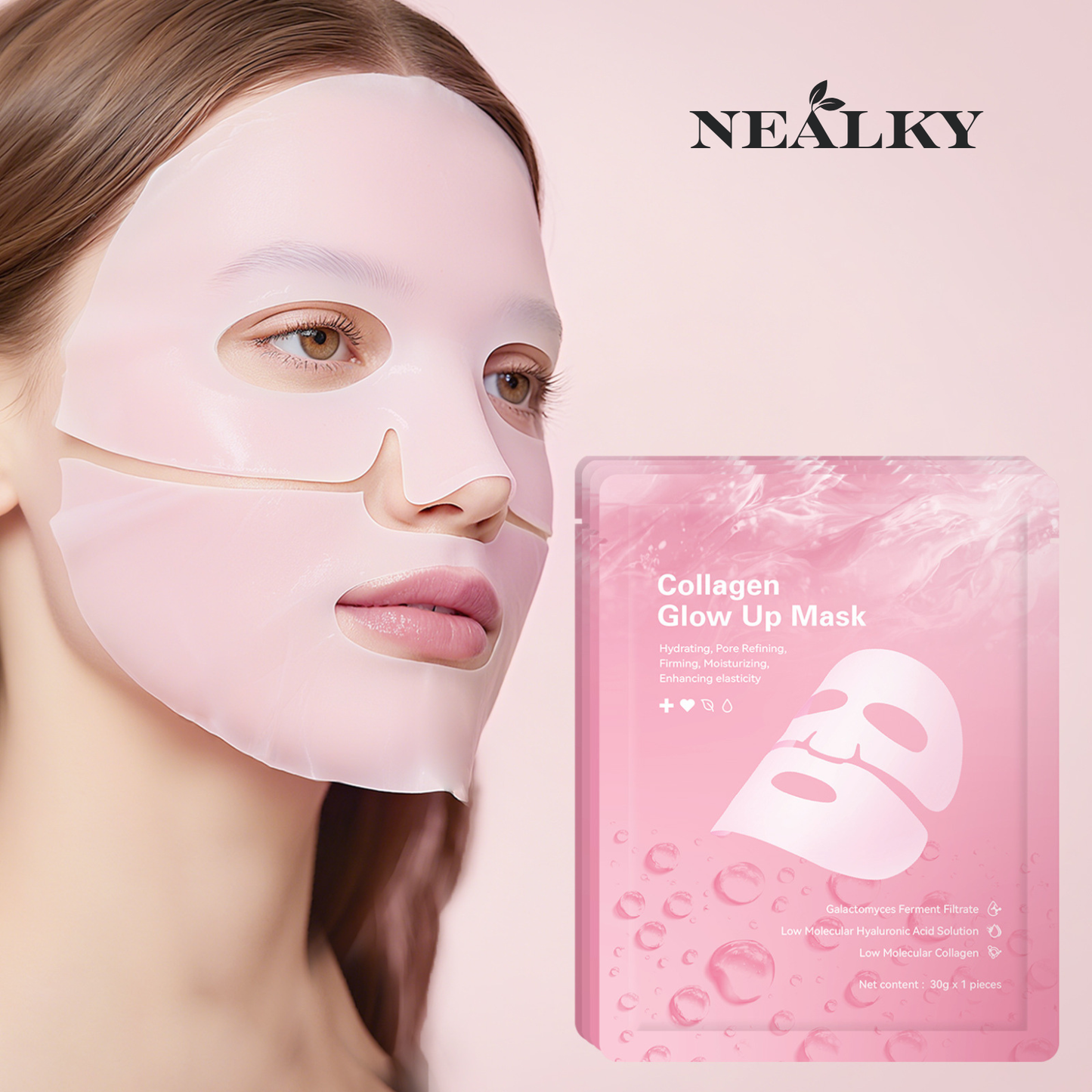 Pink Collagen Gel Mask